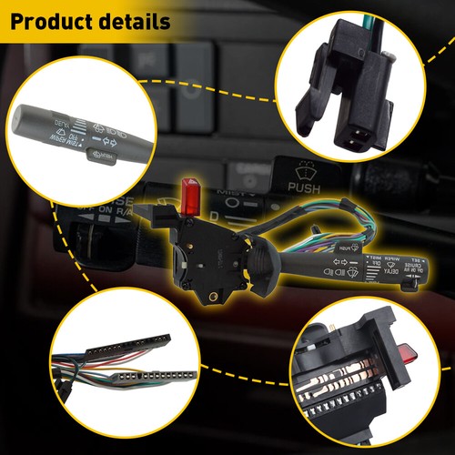 Driver Window Master Switch Assembly - Compatible With Chevy Silverado & GMC Sierra 1500/2500/3500 2010-2013, Replaces 22968506