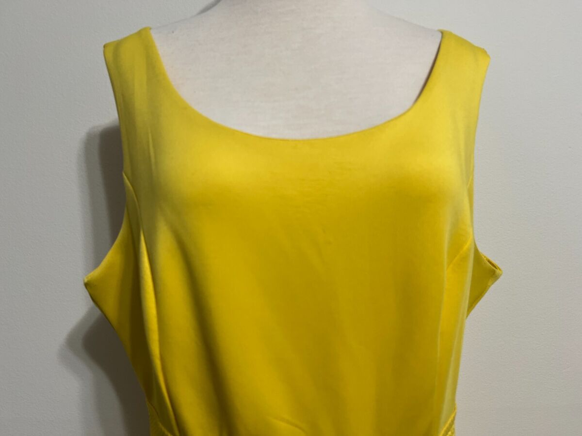 New York & Company Stretch Sleeveless Combo Sheath Dress New York & Company Stretch Sleeveless Combo Sheath Dress