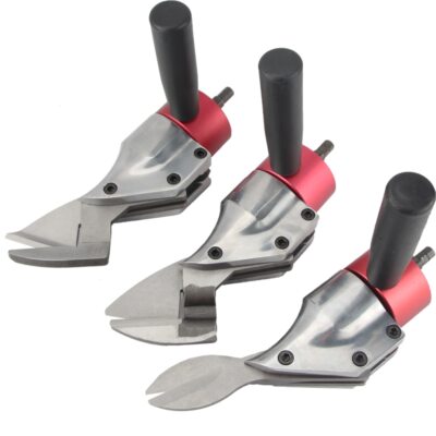 Metal Cutting Scissors Nozzle for Electric Drill Chuck Iron Disc Shears Cutter