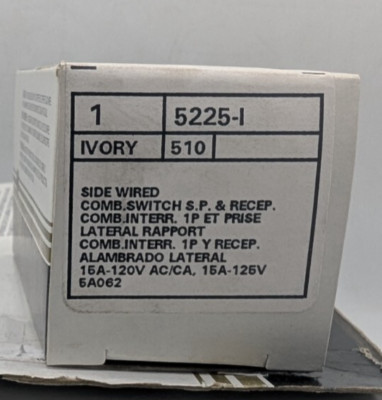 Leviton 5225-I  (QUANTITY 10)