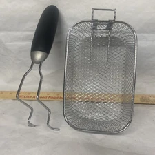 4.5”x 7.5”x 3”Electric Deep Fryer Small Basket Replacement Part