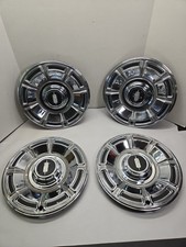 Set Of 4 Oldsmobile Hubcaps 1960s 70s 14 Inch Vtg Wheel Covers Unknown Model Set Of 4 Oldsmobile Hubcaps 1960s 70s 14 Inch Vtg Wheel Covers Unknown Model