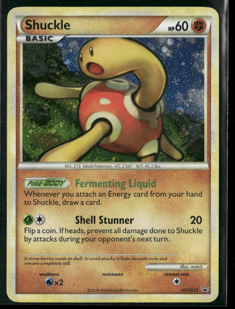 Shuckle #HGSS15 HeartGold & SoulSilver Promos 2010 Basic/Promo NM/LP Pokemon TCG