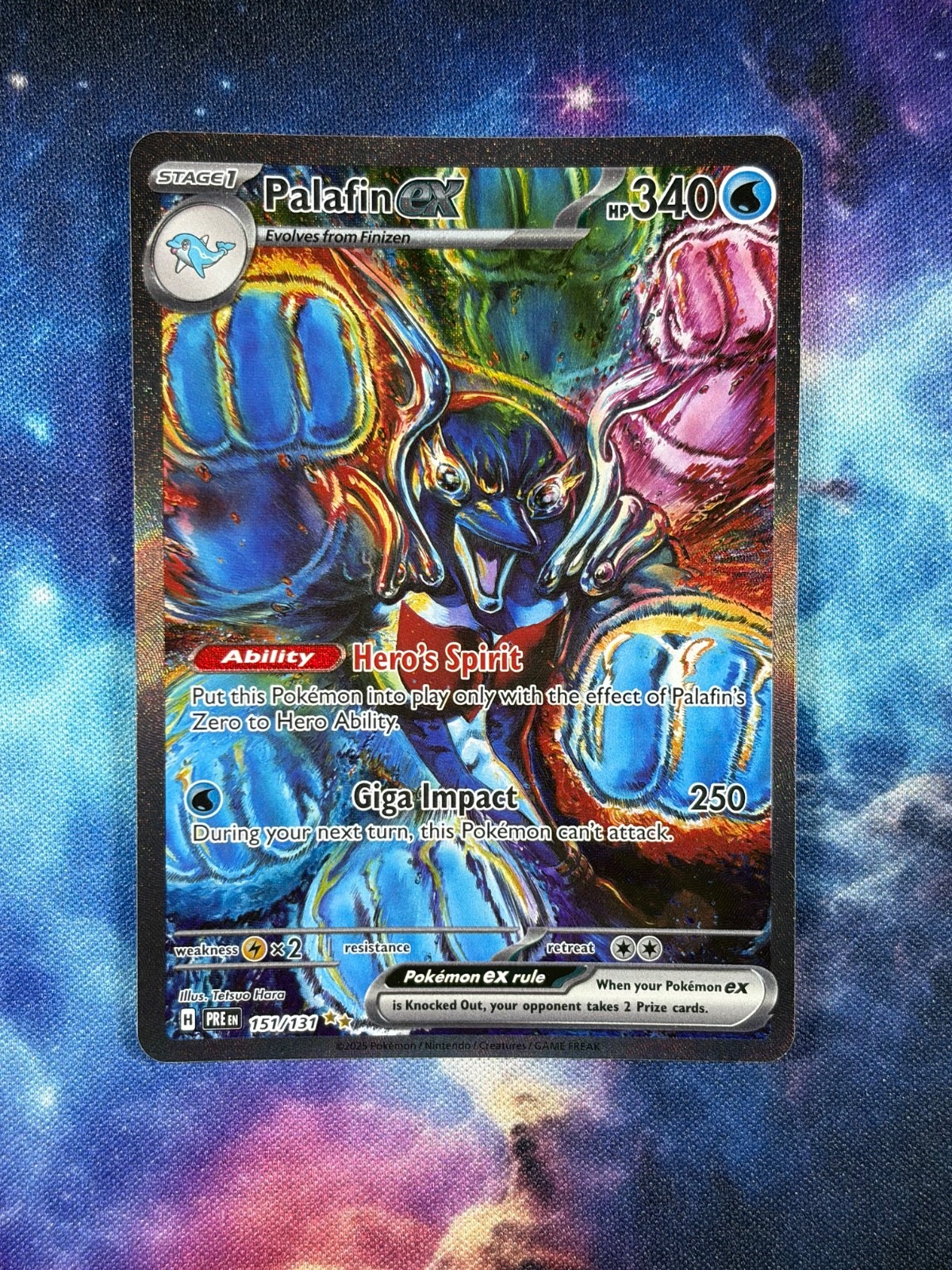 Palafin ex 151/131 Prismatic Evolutions SIR Pokemon TCG NM