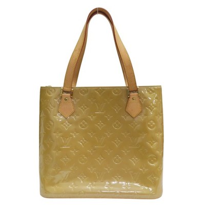LOUIS VUITTON Houston Handbag Monogram Vernis Noisette M91004