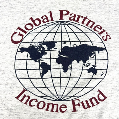 Global Partners Income Fund Vintage Finance T Shirt 1990s Finance Oneita Size XL