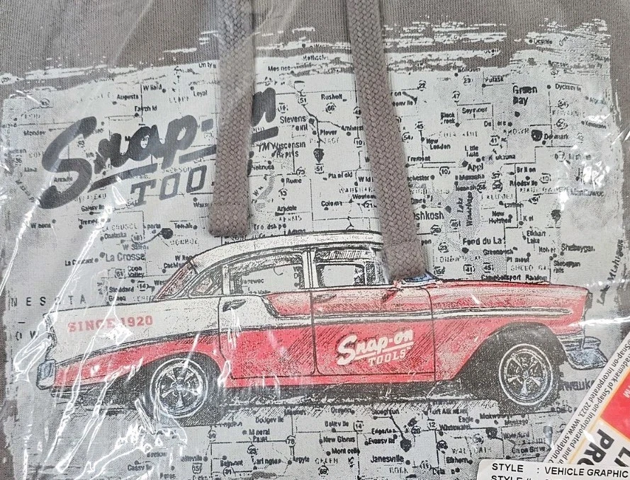 Sudadera con Capucha Gráfica de Vehículo Snap On - Tornado - Talla GRANDE Foto 2 de 4