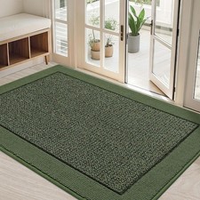 Indoor Door Mat 32" x 48", Dirt Trapper Door Mats Non-Slip