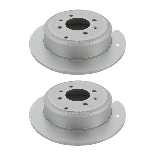 2 Bremsscheiben Voll Ø 290 Mm Triscan Bremsen-Expertise FüR U.A. Peugeot 406-image