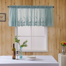 Blackout Short Window Valance Polyester Window Topper Curtains Room