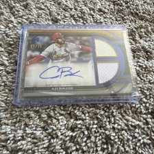 2025 Topps Museum Collection- Alec Burleson Dual Relic Auto 1/25 SPDRA-AB