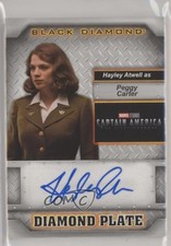 2021 Upper Deck Marvel Black Diamond Plate Hayley Atwell Peggy Carter Auto p1l
