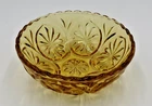 Anchor Hocking Vintage Amber Fruit & Nut or Trinket Dish Pinwheel Design