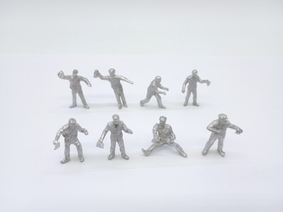 Modell Maler & Dekorateure unlackiert weiß Metall - OO/HO - neu