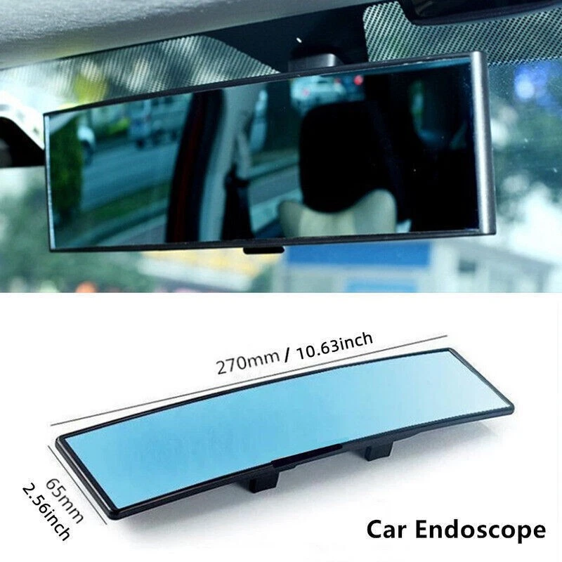 Car Rear View Panoramic Anti-Glare Wide Angle Rear View Mirror Anti-glare Part Foto 3 de 4