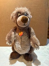 Vintage Steiff Bear Jungle Book Baloo Plush Limited 733/2500 Rare Disney