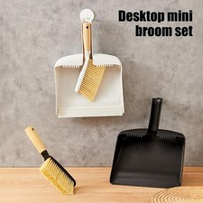 Hand Brush and Shovel Broom Set with Serrated Dustpan Edge for Easy Cleaning
