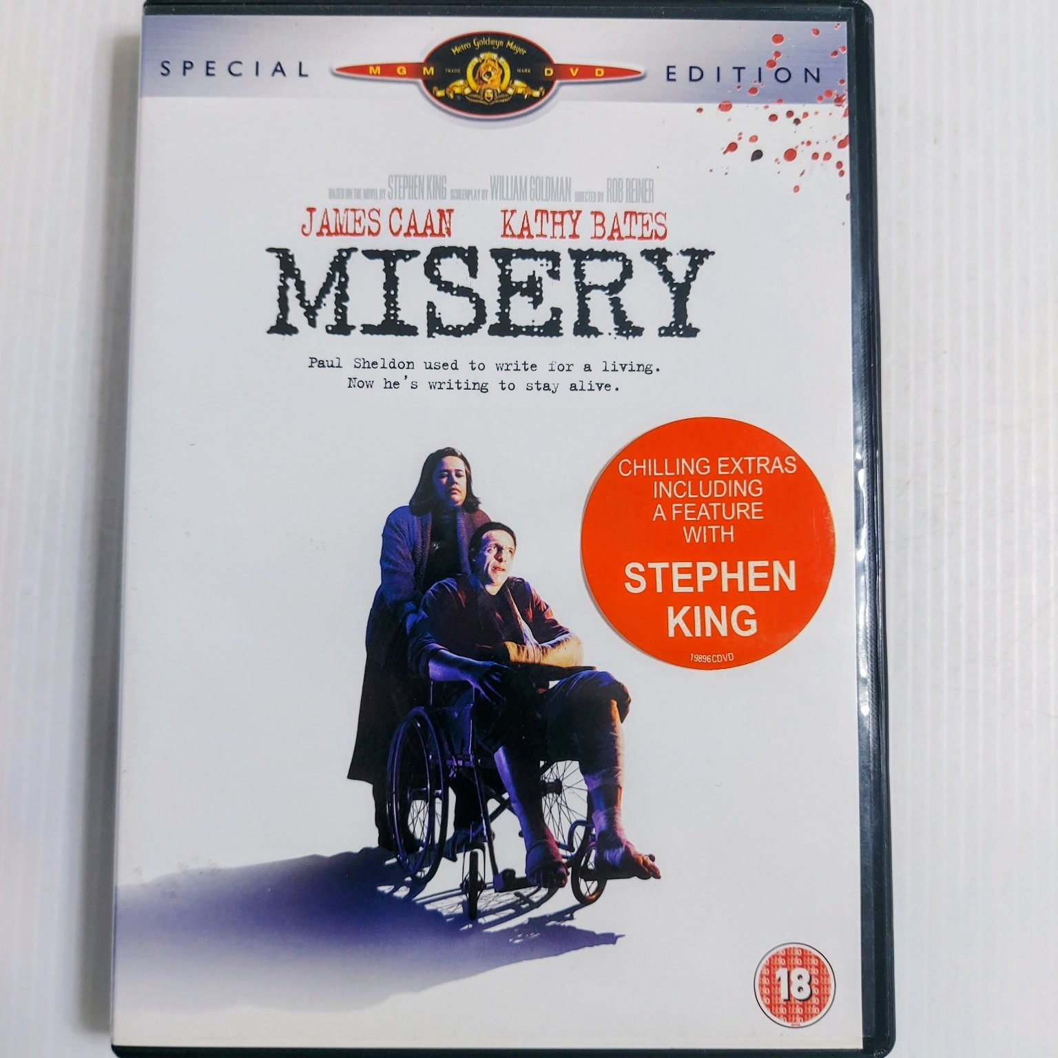 Misery DVD Special Edition Stephen King Rob Reiner Film