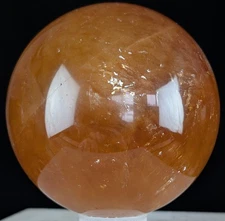 Honey Yellow Calcite Sphere Crystal Ball Orb Gemstone Large Chakra