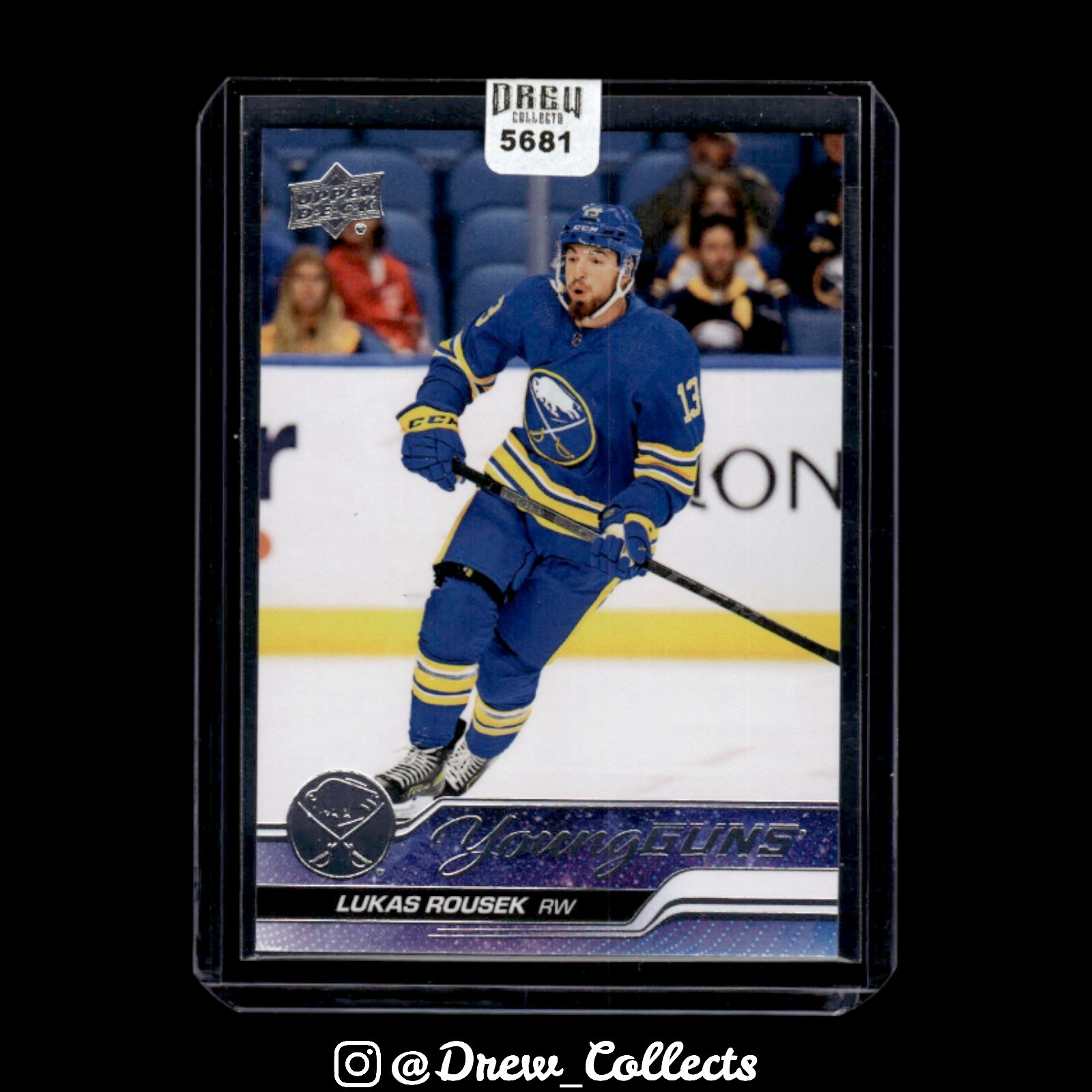 2023-24 Upper Deck #233 Lukas Rousek Buffalo Sabres Young Guns