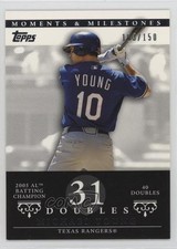 2007 Topps Moments & Milestones 103/150 Michael Young #113 0q3