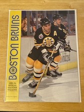 1993-94 Boston Bruins • Official Souvenir Magazine • Adam Oates cover