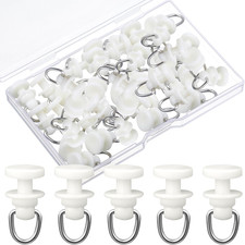 50 Pcs Plastic Curtain Track Roller Hooks Ceiling Sliding Curtain Glider Accesso