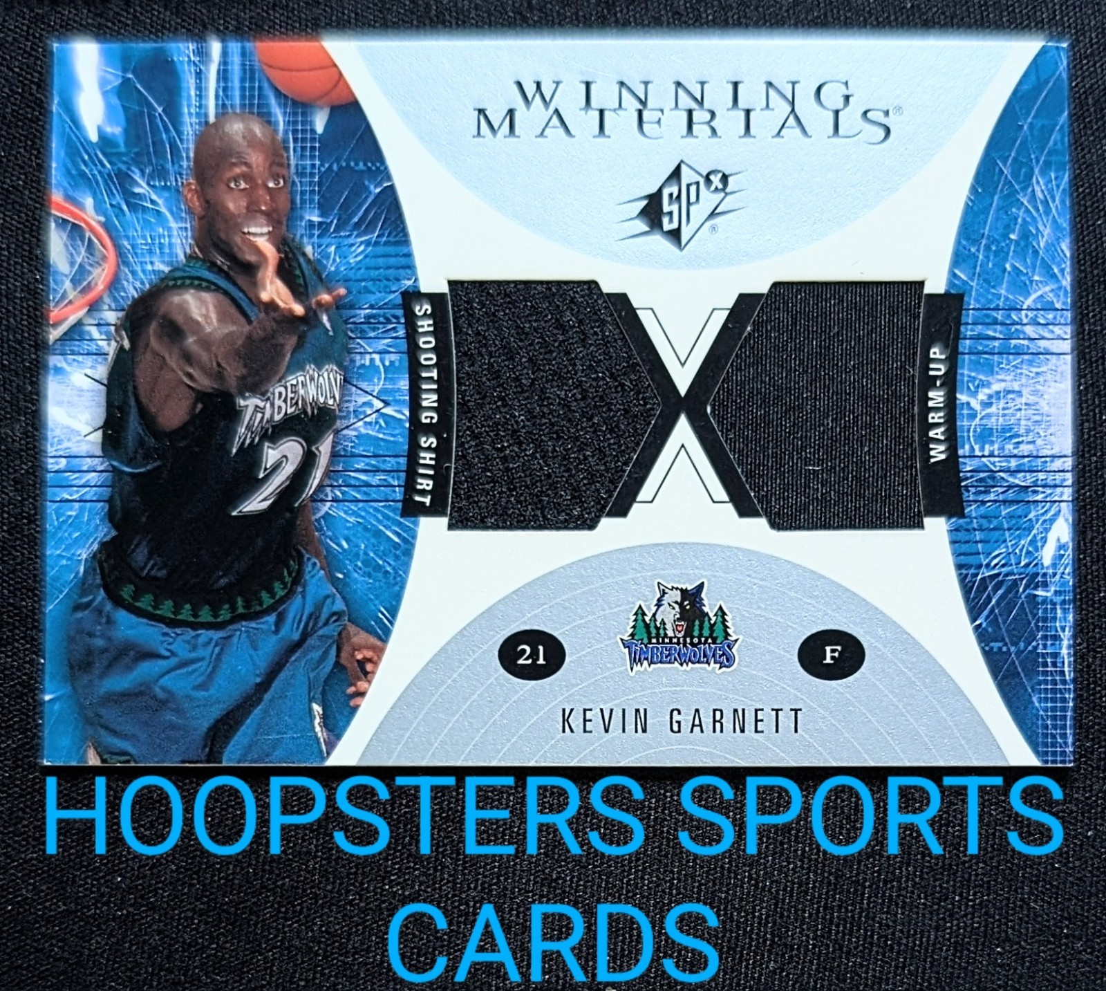 2003-04 SPx #WM39 Kevin Garnett Winning Materials