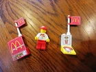 Lego McDonald's Minifigure Ronald McDonald Hamburger Drive Thru Worker Lego Toys