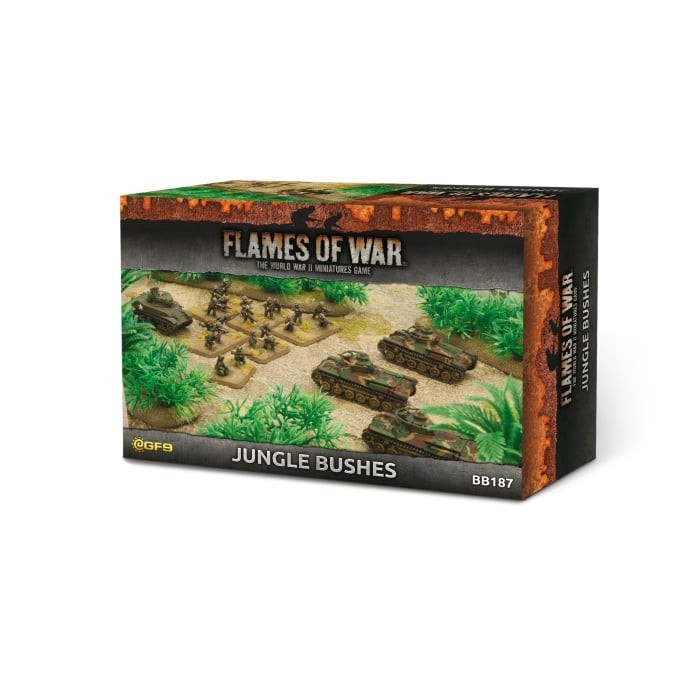 Jungle Bushes - Brand New - 15mm Scenery - Flames Of War GaleForce 9