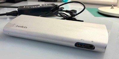 Belkin F4U085 Thunderbolt 2 Express Dock HD Laptop Station Dual 4K w/AC Free Shi
