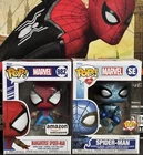 Funko Pop! Spider Man Mangaverse #982 & Make A Wish SE Metallic Spider-Man Lot