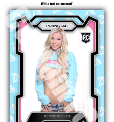 Kenzie Reeves Adult Trading Card  | Pornstar Prizm