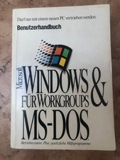 Original Microsoft Windows und Workgroups Handbuch MS-DOS 6.22