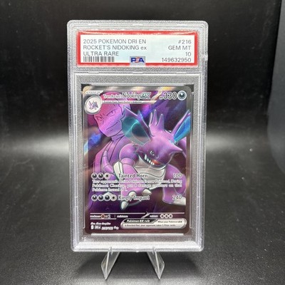 PSA 10 Team Rocket's Nidoking 216/182 Ultra Rare Full Art Destined