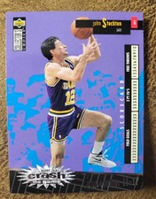 1996-97 UD Collector's Choice Crash the Game Scoring 1 #C27 John Stockton
