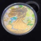 American Eagle Four Seasons Spring 1 oz .999 Silver Gold Gilded Coin 2022