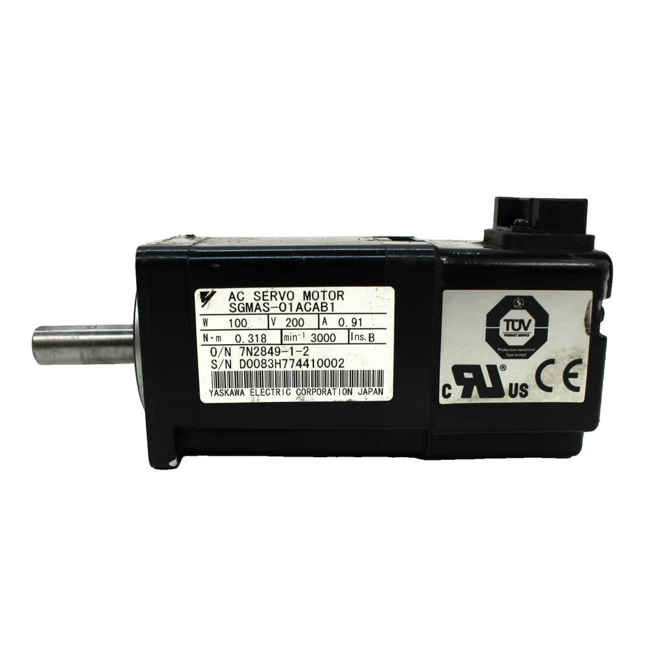 Yaskawa SGMAS-01ACAB1 AC Servo Motor, 200V - Image 4 of 4