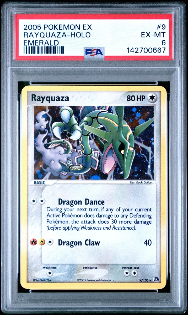 Rayquaza Pokémon TCG EX Emerald Individual Collectible Card Game