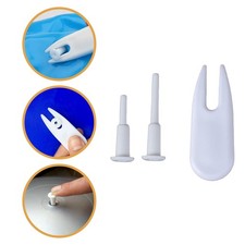 2 Pieces Exercise Ball Plugs with Plug Remover for Pilates Fitness Accessory