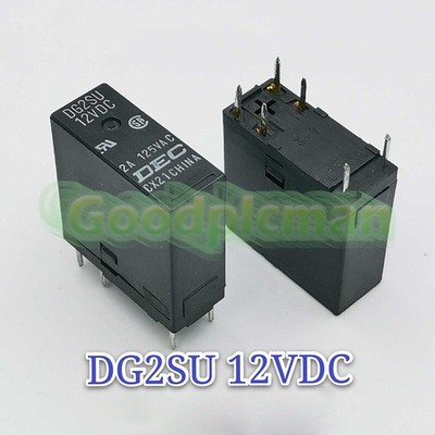 1Pc DEC DG2SU 12VDC  Power Relay 6Pins 2A 125VAC