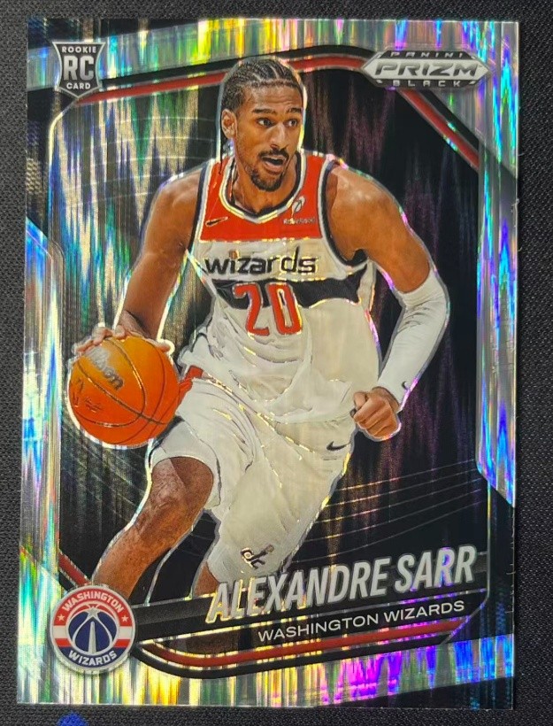 Alexandre Sarr 2024-25 Panini Prizm Black RC Skewed /249 #46