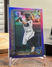Echedry Vargas 2025 Topps Pro Debut #PD-155 Purple Foil #’d /299 - Rangers