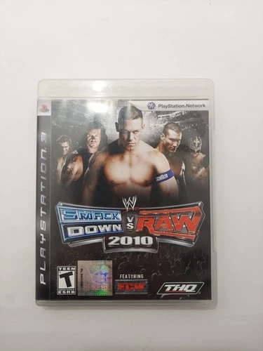 WWE SmackDown vs. Raw 2010 (PlayStation 3, 2009) CIB PS3 Complete TESTED!