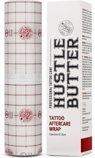 Hustle Butter Second Skin Tattoo Wrap - 6 Inches X 2.2 Yards - Transparent Adhes