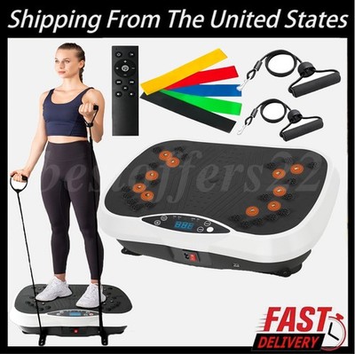 Power Vibration Plate Vibrating Machine Platform Exercise Body Shaker Massager