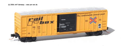 MTL MicroTrains N 99300015-3 - 50` FMC Boxcar Railbox #17785; aga NEW, ohne OVP | Condition: Gebraucht