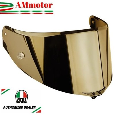 Agv Track GP RR Iridium Gold Mirror Gold Scratchproof MPLK Motorcycle Helmet Visor