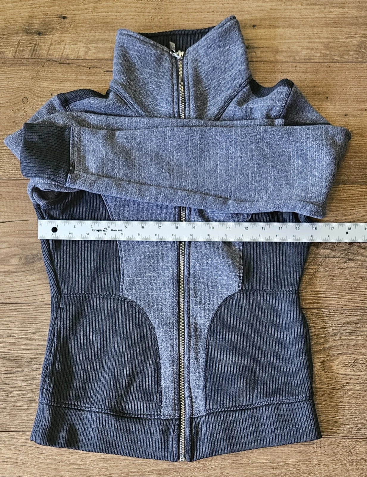 prana tobi full zip knit fleece ribbed jacket