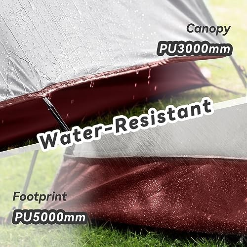 Camping Tent 2/3/4 Person, Professional Waterproof & Windproof Lightweight - Picture 3 of 6